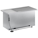 vidaXL Led-es kerti virágláda 2 db Ezüst 30 x 60 x 30 cm