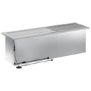 vidaXL Led-es kerti virágláda 2 db Ezüst 30 x 100 x 30 cm