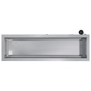 vidaXL Led-es kerti virágláda 2 db Ezüst 30 x 100 x 30 cm