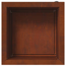 vidaXL Led-es kerti virágláda Rozsdás 40 x 40 x 40 cm