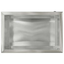 vidaXL Led-es kerti virágláda Ezüst 40 x 60 x 40 cm Rozsdamentes Acél