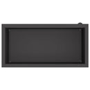 vidaXL Led-es kerti virágláda Fekete 40 x 80 x 40 cm Acél