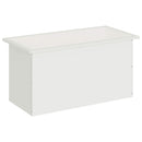 vidaXL Led-es kerti virágláda Fehér 40 x 80 x 40 cm Acél