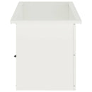 vidaXL Led-es kerti virágláda 2 db Fehér 40 x 80 x 40 cm Acél