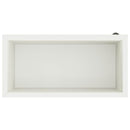 vidaXL Led-es kerti virágláda 2 db Fehér 40 x 80 x 40 cm Acél