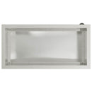 vidaXL Led-es kerti virágláda 2 db Ezüst 40 x 80 x 40 cm