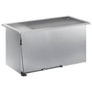 vidaXL Led-es kerti virágláda 2 db Ezüst 40 x 80 x 40 cm
