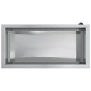 vidaXL Led-es kerti virágláda 2 db Ezüst 40 x 80 x 40 cm