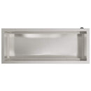 vidaXL Led-es kerti virágláda 2 db Ezüst 40 x 100 x 40 cm