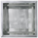 vidaXL Led-es kerti virágláda Ezüst 50 x 50 x 48 cm Horganyzott Acél