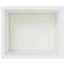 vidaXL Led-es kerti virágláda Fehér 50 x 60 x 48 cm Acél