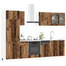 vidaXL Konyhai Egység Lyon 8 pcs Antik Fa Szerelt Fa