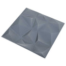 vidaXL Fali panelek 24 pcs Gyémánt Szürke 50 x 50 cm XPS Hab