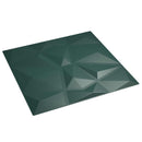 vidaXL Fali panelek 48 db 50 x 50 cm Zöld XPS Hab