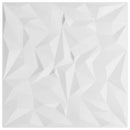 vidaXL Fali panelek 24 db 50 x 50 cm Fehér XPS Hab
