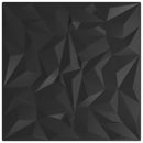 vidaXL Fali panelek 48 db 50 x 50 cm Fekete XPS Hab