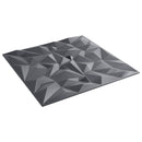 vidaXL Fali panelek 24 db 50 x 50 cm Ametiszt Szürke XPS Hab