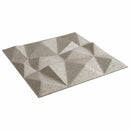 vidaXL Fali panelek 12 db 50 x 50 cm Gyémánt Beton XPS Hab
