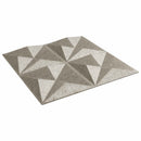 vidaXL Fali panelek 24 db 50 x 50 cm Origami Beton XPS Hab