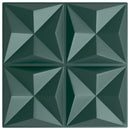 vidaXL Fali panelek 12 db 50 x 50 cm Origami Zöld XPS Hab