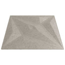 vidaXL Fali panelek Csillag 12 pcs Csillag Beton 50 x 50 cm XPS Hab