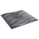 vidaXL Fali panelek 12 db 50 x 50 cm Kőszürke XPS Hab