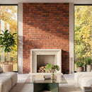 vidaXL Fali panelek 10 db 100 x 50 cm Terrakotta EPS Hab