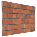 vidaXL Fali panelek 10 db 100 x 50 cm Terrakotta EPS Hab