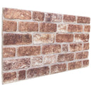 vidaXL Fali panelek 10 pcs Barna 100 x 50 cm EPS Hab