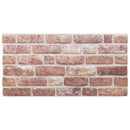 vidaXL Fali panelek 10 pcs Barna 100 x 50 cm EPS Hab