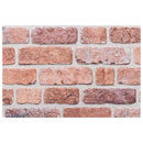 vidaXL Fali panelek 10 pcs Piros 100 x 50 cm EPS Hab