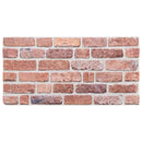 vidaXL Fali panelek 10 pcs Piros 100 x 50 cm EPS Hab