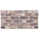vidaXL Fali panelek 10 pcs Sötét Barna 100 x 50 cm EPS Hab