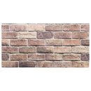 vidaXL Fali panelek 10 pcs Barna és Szürke 100 x 50 cm EPS Hab