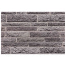 vidaXL Fali panelek 10 pcs Antracitszürke 100 x 50 cm EPS Hab