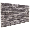 vidaXL Fali panelek 10 pcs Antracitszürke 100 x 50 cm EPS Hab