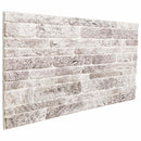vidaXL Fali panelek 10 pcs Világosszürke és fehér 100 x 50 cm EPS Hab