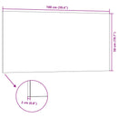vidaXL Fali panelek 10 pcs Világosszürke és fehér 100 x 50 cm EPS Hab