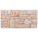 vidaXL Fali panelek 10 pcs Világosbarna és Fehér 100 x 50 cm EPS Hab