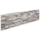vidaXL Fali panelek 10 db 100 x 25 cm Világosszürke EPS Hab