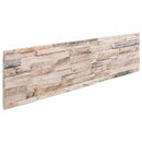 vidaXL Fali panelek 10 db 100 x 25 cm Fehér és piros EPS Hab