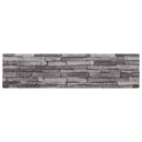 vidaXL Fali panelek 10 db 100 x 25 cm Antracit EPS Hab