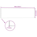 vidaXL Fali panelek 10 db 100 x 25 cm Antracit EPS Hab