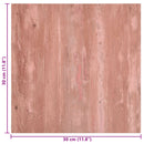vidaXL Öntapadós Padló Panelek 30,5 x 30,5 cm 20 pcs PVC Piros