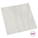 vidaXL Öntapadós Padló Panelek 30,5 x 30,5 cm 20 pcs PVC