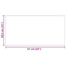 vidaXL Öntapadós PVC Padló Deszkák 30,5 x 61 cm 28 pcs PVC Föld Szürke