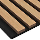 vidaXL Fali panelek 2 pcs Természetes 60,5 x 60 cm