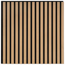vidaXL Fali panelek 8 pcs Természetes 60,5 x 60 cm