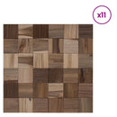 vidaXL Faltábla 11 db Természetes 30 x 30 x 2 cm