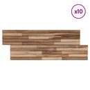 vidaXL Faltábla 10 db Természetes 55 x 20 x 2 cm